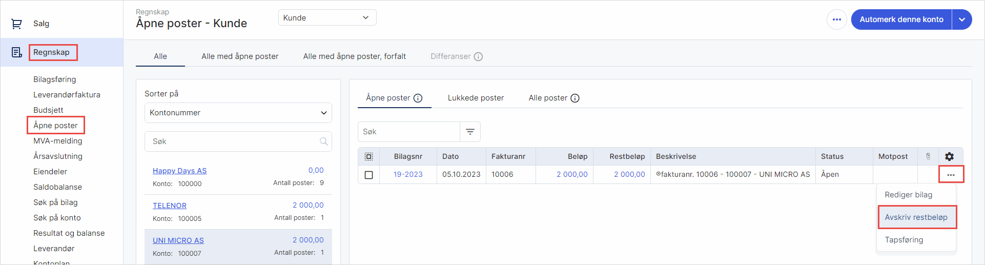 cs. Avskriv restbeløp åpne poster 1 um.png cs. Avskriv restbeløp åpne poster 1 um.png
